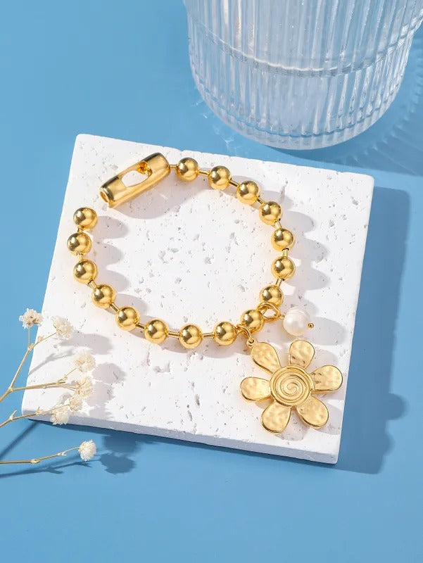 Chunky Sweet Flower Bracelets